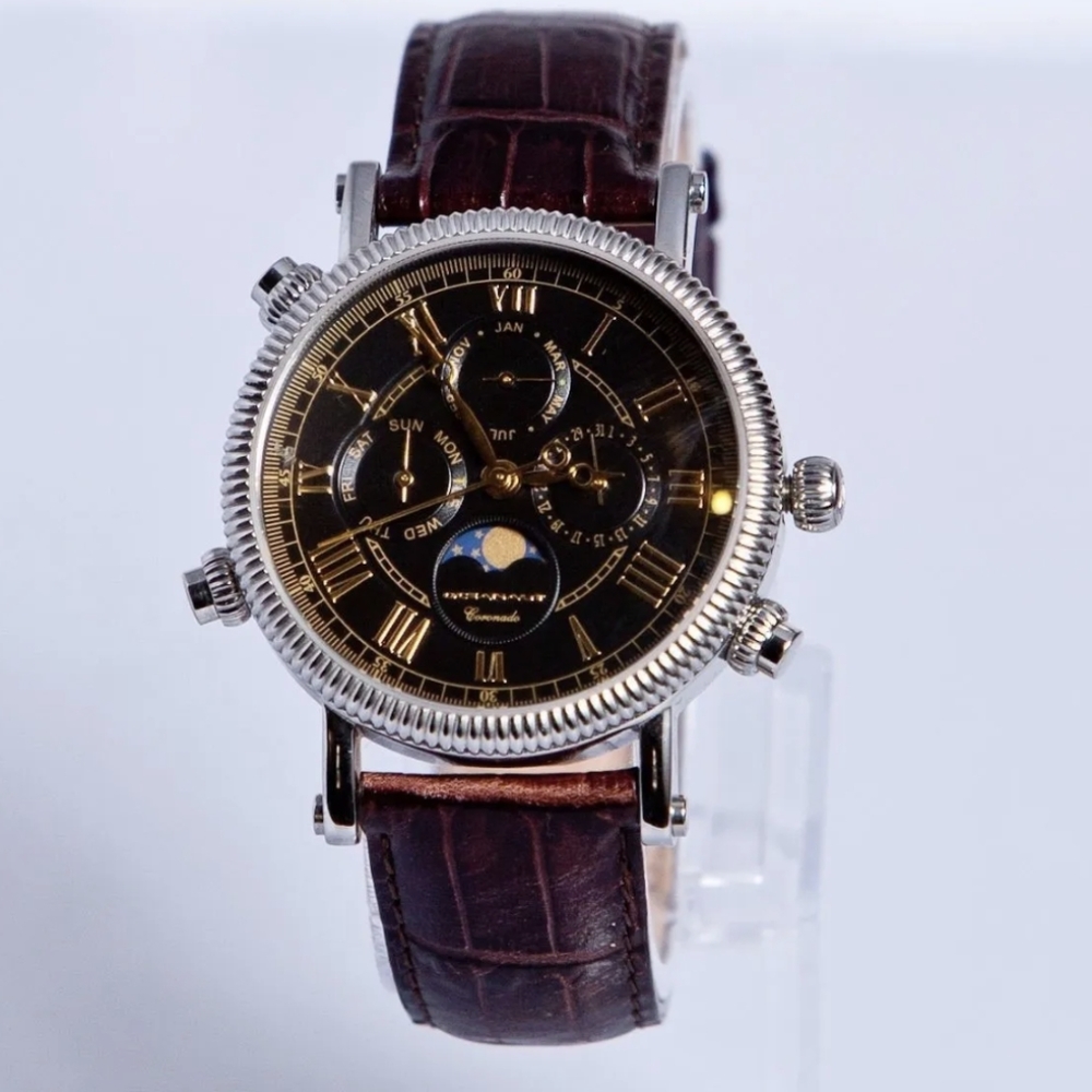 OCEANAUT MEN'S CORONADO LEATHER BAND WATCH